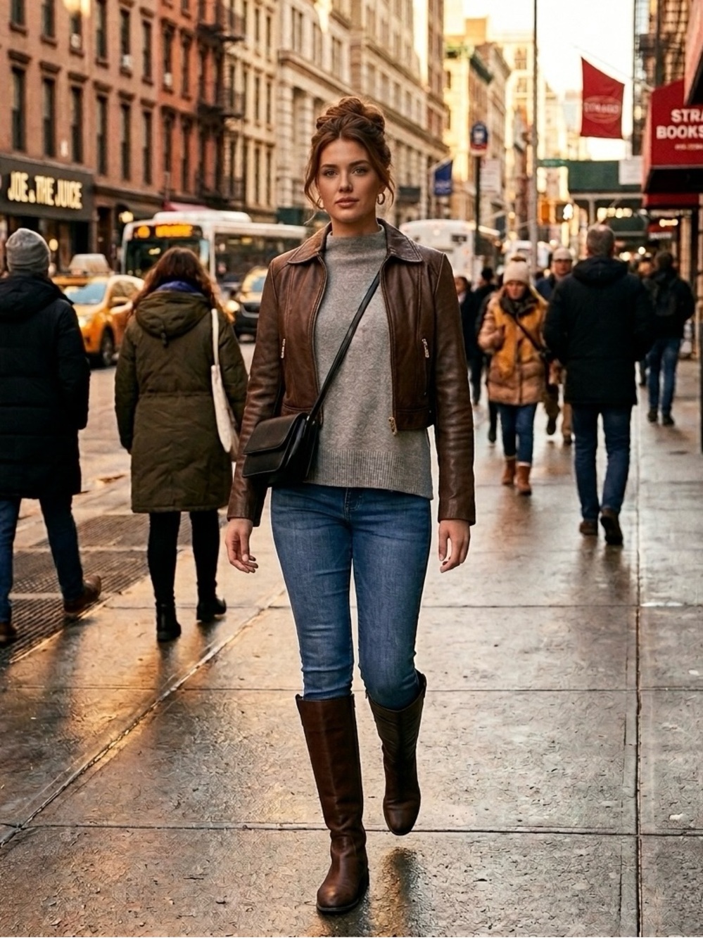 Quince Cashmere Funnel Neck Sweater